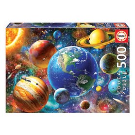 Puzzle Solar System Educa Solar System (1 Unité) (500 pcs)
