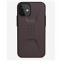 Protection pour téléphone portable UAG Civilian iPhone 12 Mini Violet Pourpre