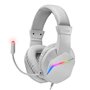 Casque avec Microphone Gaming Mars Gaming MH122 Blanc