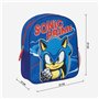 Cartable Sonic Bleu 25 x 30 x 29 cm