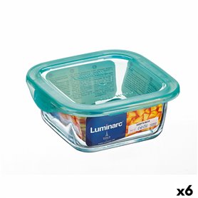 Panier-repas carré avec couvercle Luminarc Keep'n Lagon 15