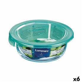 Panier-repas rond avec couvercle Luminarc Keep'n Lagon Turquoise 420 ml 11