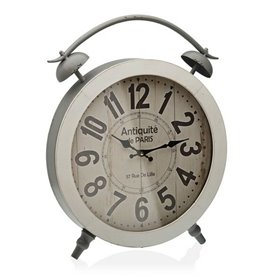 Horloge de table Versa Blanc Métal (6