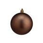 Lot de boules de Noël Marron Plastique Ø 8 cm 8 x 8 x 47 cm (24 Unités)