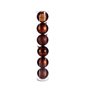 Lot de boules de Noël Marron Plastique Ø 8 cm 8 x 8 x 47 cm (24 Unités)