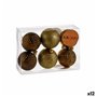 Lot de boules de Noël Ø 6 cm Vert PVC (12 Unités)