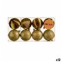 Lot de boules de Noël Vert PVC (12 Unités)