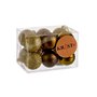 Lot de boules de Noël 4 x 5 x 4 cm Vert Plastique (12 Unités)