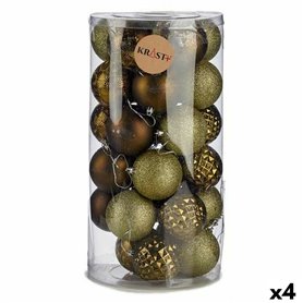 Lot de boules de Noël Vert PVC 8 x 8