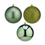 Lot de boules de Noël 15 x 16 x 15 cm Vert (4 Unités)