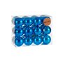 Lot de boules de Noël Bleu Plastique (12 Unités)