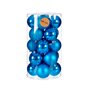 Lot de boules de Noël Bleu Plastique 8 x 9 x 8 cm (6 Unités)