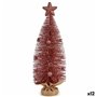 Sapin de Noël Rose 13 x 41 x 13 cm (12 Unités)