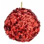 Lot de boules de Noël Paillettes Rouge Plastique 10 x 10 x 10 cm (8 Unités)