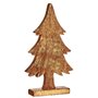 Figurine Décorative Sapin de Noël Doré Bois 5 x 39 x 22 cm (6 Unités)