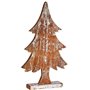 Figurine Décorative Sapin de Noël Argenté Bois 5 x 49,5 x 26 cm (6 Unités)