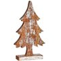 Figurine Décorative Sapin de Noël Argenté Bois 5 x 39 x 21 cm (6 Unités)