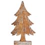 Figurine Décorative Sapin de Noël Argenté Bois 5 x 31 x 15 cm (6 Unités)