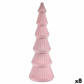 Sapin de Noël Velours Rose Bois 12 x 34