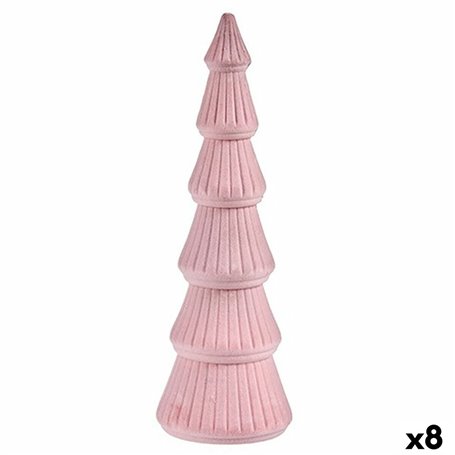 Sapin de Noël Velours Rose Bois 12 x 34