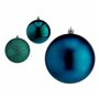 Lot de boules de Noël Bleu Plastique 10 x 11 x 10 cm (12 Unités)