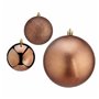 Lot de boules de Noël Marron Plastique 10 x 11 x 10 cm (12 Unités)