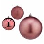 Lot de boules de Noël Rose Plastique Ø 12 cm (6 Unités)