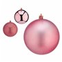 Lot de boules de Noël Rose Plastique 12 x 13 x 12 cm (6 Unités)