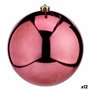 Boule de Noël Rose Plastique 20 x 31 x 20 cm (12 Unités)