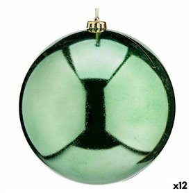 Boule de Noël Vert Plastique 20 x 20 x 20 cm (12 Unités)