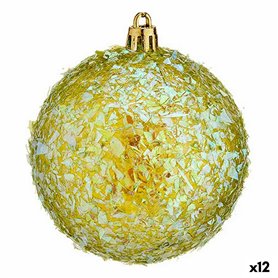 Lot de boules de Noël Vert Plastique 8 x 9 x 8 cm (12 Unités)