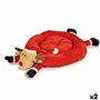 Lit pour animal domestique Renne Rouge 84 x 18 x 97 cm (2 Unités)