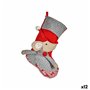 Décorations de Noël Chaussette de Noël Souris Rouge 33 x 4 x 50 cm (12 Unités)