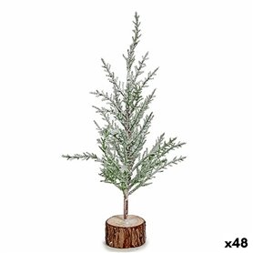 Sapin de Noël Marron Vert Bois Plastique 5