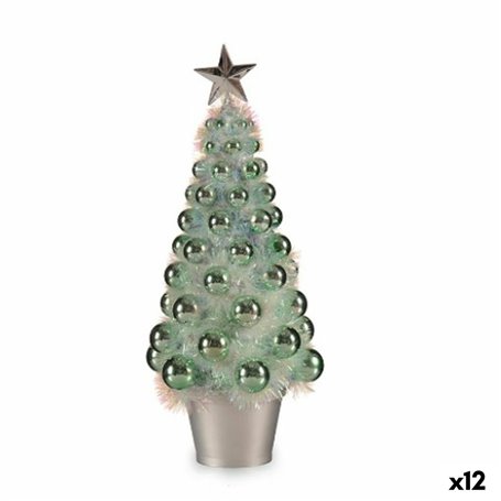 Figurine Décorative Sapin de Noël Vert polypropylène PET 16 x 37