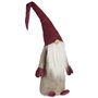 Figurine Décorative Gnome Blanc Gris Rose Polyester Bois Sable 20 x 100 x 25 cm (8 Unités)