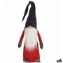 Figurine Décorative Gnome Blanc Rouge Gris Polyester Bois Sable 20 x 100 x 25 cm (8 Unités)