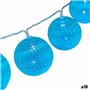 Guirlande lumineuse LED 6 x 6 x 200 cm Turquoise (18 Unités)