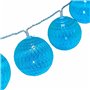 Guirlande lumineuse LED 6 x 6 x 200 cm Turquoise (18 Unités)