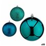 Lot de boules de Noël Bleu Plastique 10 x 11 x 10 cm (16 Unités)