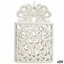 Décorations de Noël Boîte Cadeau Blanc Plastique Paillettes 7