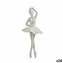 Décorations de Noël Ballerine Blanc Plastique Paillettes 6