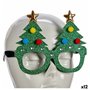 Lunettes Sapin de Noël Vert (12 Unités)