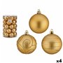 Lot de boules de Noël Doré PVC Ø 6 cm (4 Unités)