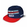 Casquette Sparco Martini Racing Bleu Rouge