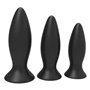 Blackdoor No. 11 Duo Plugs S Pleasures Noir (3 pcs)