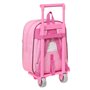 Cartable à roulettes Barbie Girl Rose 22 x 27 x 10 cm