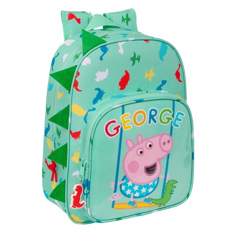 Cartable Peppa Pig George Menthe 26 x 34 x 11 cm