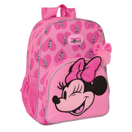 Cartable Minnie Mouse Loving Rose 33 x 42 x 14 cm