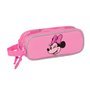 Trousse Fourre-Tout Double Minnie Mouse Loving Rose 21 x 8 x 6 cm